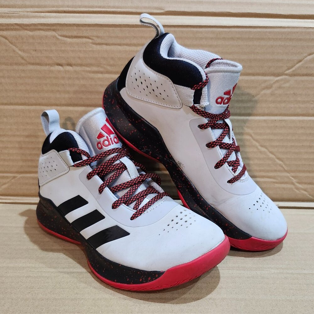 Size 4 Boys Grey Adidas Shoes
